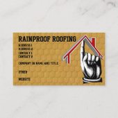 dakbedekking dakspanen Visitekaartje (Voorkant)