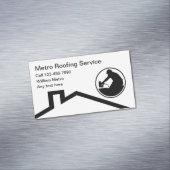 Dakbedekking Diensten Eenvoudige Visitekaartjes ma Magnetisch Visitekaartje (Voorbeeld)