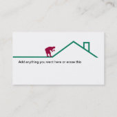 Dakbedekking en bouw visitekaartje (Achterkant)