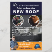 Dakbedekking en Reparatiezaken Flyer (Voorkant)