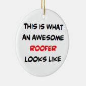 dakbedekking, geweldige keramisch ornament (Rechts)