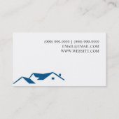 Dakbedekking, gieterijen, Visitekaartje voor de bo (Achterkant)