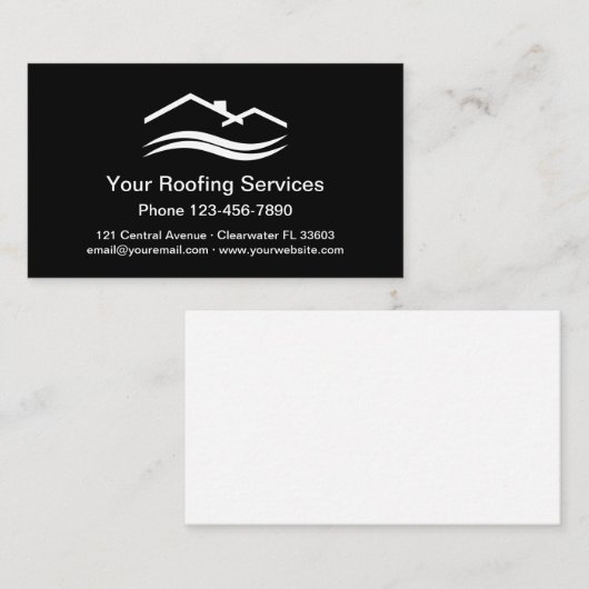 Dakbedekking Home Services Visitekaartje (Voorkant / Achterkant)