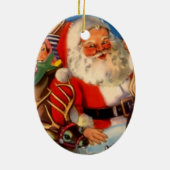  dakbedekking kerstkerstmis keramisch ornament (Achterkant)