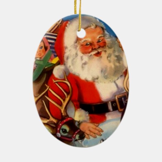 dakbedekking kerstkerstmis keramisch ornament (Achterkant)