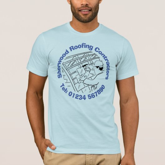 Dakbedekking, koeling en verharding. t-shirt (Voorkant)