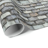 dakbedekking met borden van leisteen cadeaupapier (Rol Hoek)