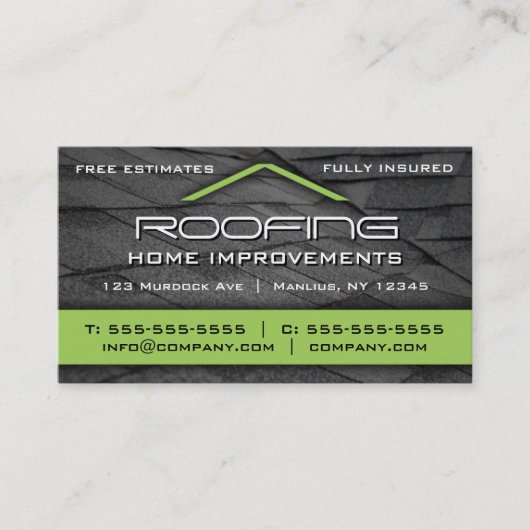 Dakbedekking Professioneel Visitekaartje (Voorkant)