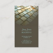 Dakbedekking, roosterdak, foto's visitekaartje (Achterkant)