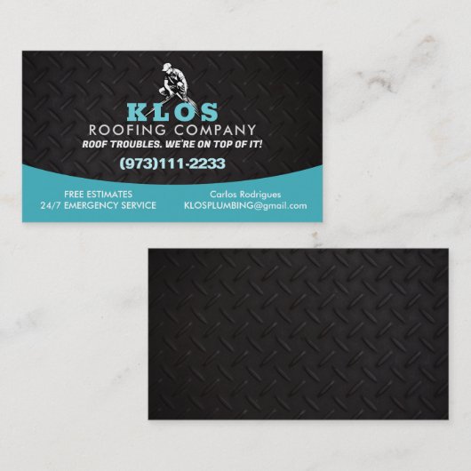 Dakbedekking Slogans Visitekaartje (Voorkant / Achterkant)
