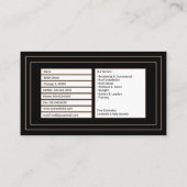 Dakbedekking Visitekaartje (Achterkant)