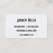 dakbedekking visitekaartje (Achterkant)