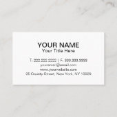 dakbedekking visitekaartje (Achterkant)