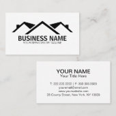 dakbedekking visitekaartje (Voorkant / Achterkant)