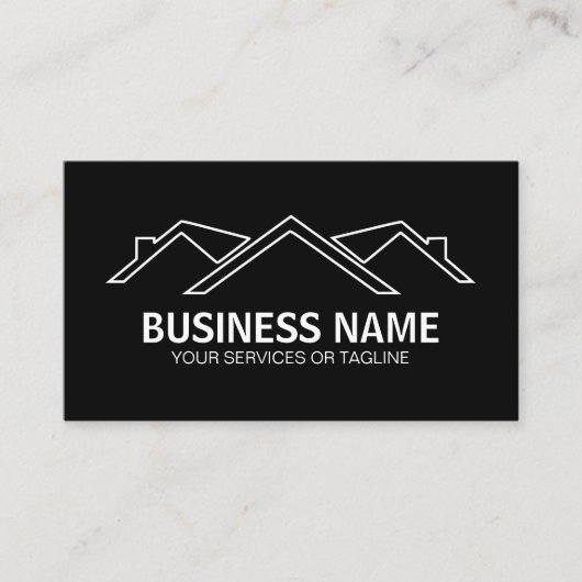 dakbedekking visitekaartje (Voorkant)