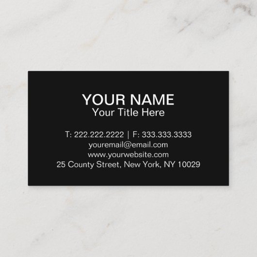 dakbedekking visitekaartje (Achterkant)