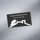 Dakbedekking Visitekaartjes magneten (Voorbeeld)