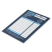 Dakbedekkingsbedrijf | Aangepaste logo-services Notitieblok (Schuin)