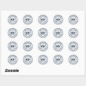 Dakbedekkingsbedrijf | Aangepaste logo-services Ronde Sticker (Vel)