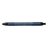 Dakbedekkingsbedrijf | Aangepaste logo-services Zwarte Inkt Pen (Voorkant)