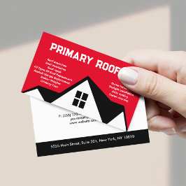 dakbedekkingscontractant | Roofer Red Visitekaartje