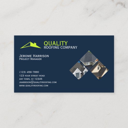 Dakbedrijf Visitekaartje (Voorkant)