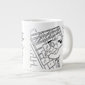 Dakbewerker, dakdekker of Slater Grote Koffiekop (Voorkant rechts)