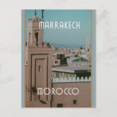 Dakbladen van Marrakech, Marokko Briefkaart (Voorkant)
