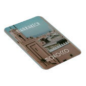 Dakbladen van Marrakech, Marokko Magneet (Rechterzijde)