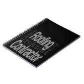 Dakcontractant extraordinaire notitieboek (Linkerzijde)