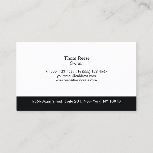 Dakcontractant Logo Visitekaartje (Achterkant)