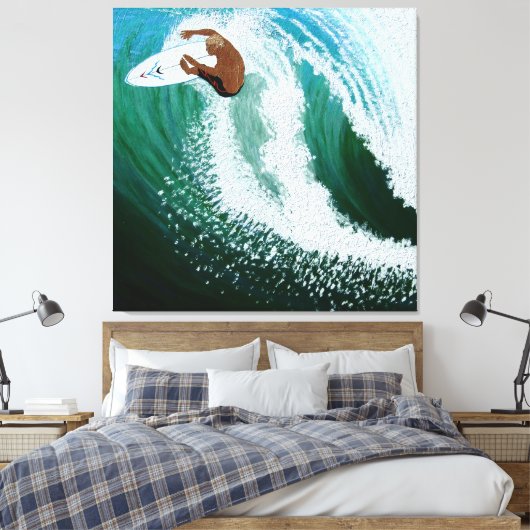 Dakdekker Canvas Afdruk (Insitu (Slaapkamer))