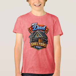 Dakdekker/Huizenbouwer Tri-Blend Shirt