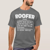 Dakdekker Zelfstandig Naamwoord Definitie Dakdekke T-shirt (Voorkant)