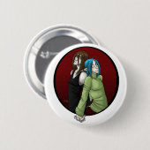 Dake en Tommy Ronde Button 5,7 Cm (Voorkant /achterkant)