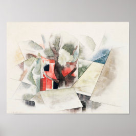 Daken en Fantasie (1918) | Charles Demuth Poster