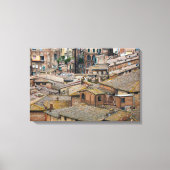 Daken in Siena canvas print (Voorkant)