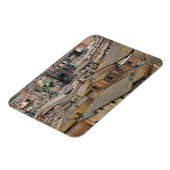 Daken in Siena rechthoekige fotomagneet Magneet (Linkerzijde)