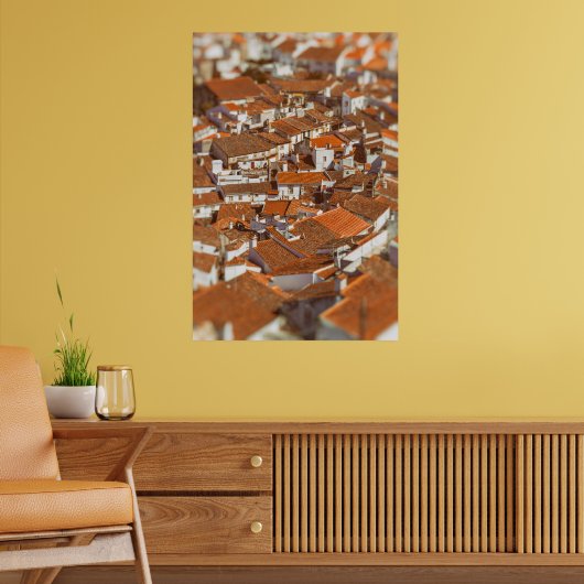 Daken van Castelo de Vide. Alentejo, Portugal. Poster (Woonkamer 2)