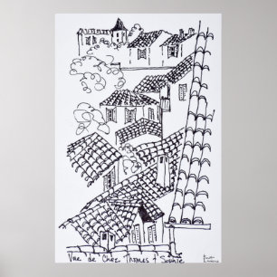 Daken van Marseille, Frankrijk Poster