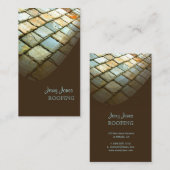 Dakfoto voor dakbedekking en -rooster visitekaartje (Voorkant / Achterkant)