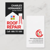 Dakgebouw Silhouette Roofer Visitekaartje (Voorkant / Achterkant)