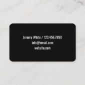 dakgoot visitekaartje (Achterkant)