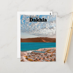 Dakhla Print - Marokko Poster, Dakhla Uitzichten,  Briefkaart