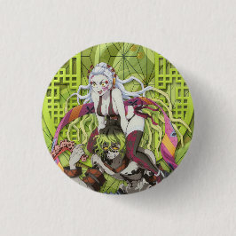 Daki en Gyutaro Bovenmaan 6 Ronde Button 3,2 Cm