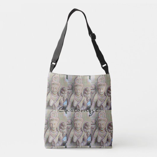 Dakini buddha heeft een heupbeeld crossbody tas (Achterkant)