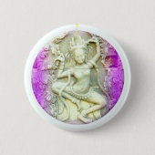 dakini-dansen ronde button 5,7 cm (Voorkant)
