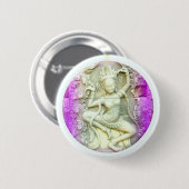 dakini-dansen ronde button 5,7 cm (Voorkant /achterkant)