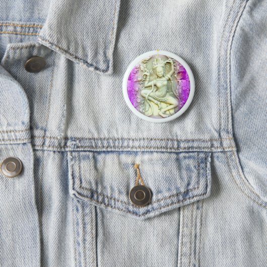 dakini-dansen ronde button 5,7 cm (In situ)