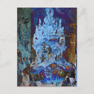Dakini Emanation Blue Dreamweaver Briefkaart